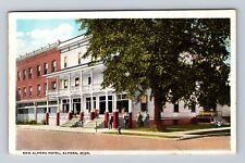 Alpena MI-Michigan, New Alpena Hotel Advertising, Antique Vintage c1922 Postcard picture