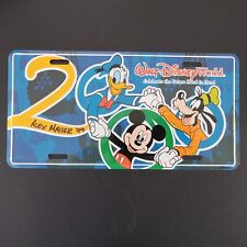 Walt Disney World 2000 ALEX MAHER ARTIST SIGNED Metal License Plate Mickey picture