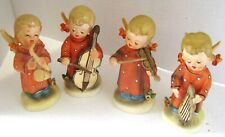 Vintage 5 Musical Angels Playing Instruments picture