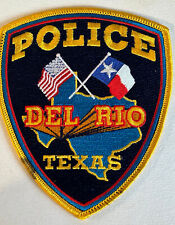 Vintage Del Rio Police Texas TX Patch Shoulder Hat picture