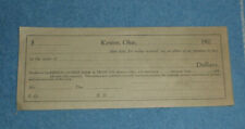 1920s Kenton Savings Bank & Trust Co Unused Blank Promissory Note Ohio picture