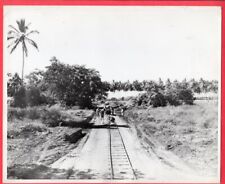 1943 Guadalcanal The Bougainville and Tokyo Railroad 8x10 Original News Photo picture