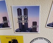 VINTAGE NYC TWIN TOWERS KITCHEN MAGNET 🧲 WORLD TRADE CENTER 9/11 WTC 7 picture