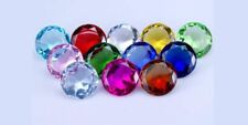 50mm Diamond Gift Home Decor Jewel Round Cut Crystal Paperweight Box Set (12pcs) picture