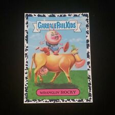 2019 Garbage Pail Kids We Hate the '90s BLACK BORDER 3a WRANGLIN ROCKY GPK picture