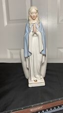 Dickson Japan Standing Madonna Blessed Virgin Mary Planter Pot Pottery Vintage picture