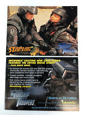CHEAP PROMO CARD: STARSHIP TROOPERS (Inkworks 1997) #0 from Starlog Magazine picture