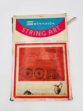 Vintage Spinnerin String Art, Steam Engine, Locomotive Train  Kit # ST 918 picture