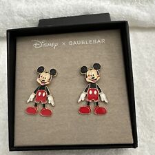 Disney x Baublebar Mickey Mouse Kisses Dangling Earrings picture