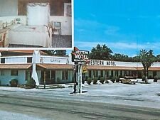 Western Motel DeQueen Arkansas AR Old Midcentury Postcard  picture