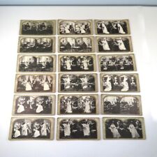 Antique Stereoview Cards Courtship Love Relationship Wedding Bells - Lot of 18 picture