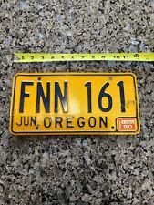 Vintage Expired License Plate Car Tag Oregon 1980 FNN 161 picture
