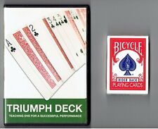 Triumph Deck with Instructional DVD - New - Card Tricks by Magic Makers picture