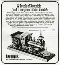 1972 Vintage Print Ad Haverhills A tough of Nostalgia The General Train Surprise picture