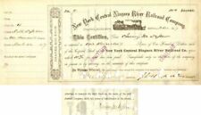 New York Central Niagara River Railroad Co. Issued to and Signed by Chauncey M.  picture