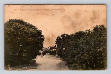 Lewiston PA-Pennsylvania, View On Kishacoquillas Creek, Vintage Postcard picture
