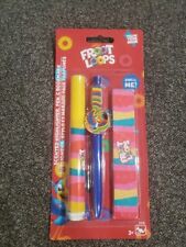 NEW FROOT LOOPS SCENTED LOT CEREAL SCENTED HIGHLIGHTER PEN BOOK MARK SET picture