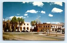 Postcard AZ Springerville Post Office Drug Store Hotel Mercantile Photo Vtg J12 picture