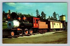Locomotive Chief Crazy Horse, Train, Transportation, Antique, Vintage Postcard picture