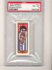 1974 Nabisco Jerry Sloan chicago Bulls Sugar Daddy #17 psa 8 nm card bxft picture