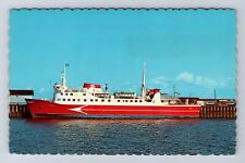 MS Manic, On Ocean, Ship, Transportation, Antique, Vintage Postcard picture