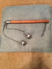 Vintage Medieval Cast Steel Flail Spike Spiked Balls & Chain Mace Weapon picture