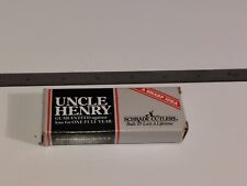 SCHRADE USA UNCLE HENRY 807UH VINTAGE PRISTINE POCKET KNIFE picture