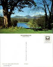 River Tween from Dryburgh mountains United Kingdom UK unused old postcard picture