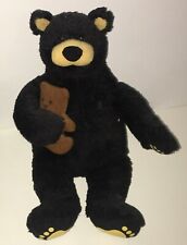 Bearfoots Stuffed Black Bear Plush Big Sky Carvers Animals Plush Collectibles picture