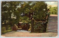 Postcard Pittsburg Pennsylvania Highland Park Rustic Spring picture