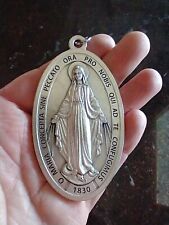 Catholic Huge Miraculous Medal Mary XXL Very Large 3.5