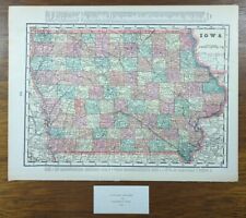 Vintage 1900 IOWA Map 14