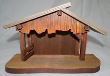 ANRI Ferrandiz Carved Wood Nativity Stable Creche picture