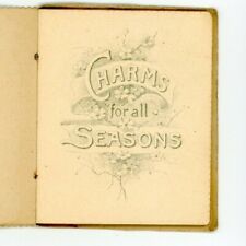1901/07 Illustrated Pocket Calendar Charms All Seasons Winona Fence Co Minn Z40 picture