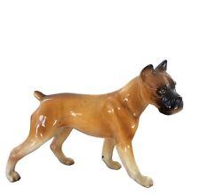 Vintage Porcelain Boxer Figurine Standing Dog 5