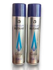 2 Cans Colibri Premium Super Refined 99.999% Butane Fuel 300 ml 10 fl oz.  picture