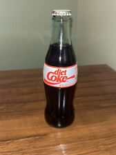 Vintage 1986 Diet Coca Cola Coke Bottle 8 Oz picture