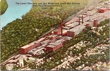 Lanett Bleachery and Dye Works, Lanett, Alabama - 1952 Linen Postcard picture