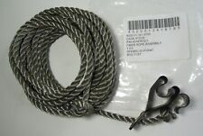 NEW GENUINE US MILITARY ISSUE ANTENNA HOLD DOWN FIBER ROPE W/ CLIP 4020-01-341-8 picture