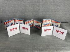 Veterans of Foreign Wars Home of Free Because of the Brave Set of 10 Coasters picture