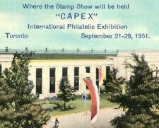 1951 CAPEX International Philatelic Exhibition Postcard Toronto ON CNE  PCA16 picture