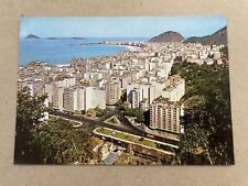 Aerial View of COPACABANA Rio de Janeiro Brazil Real Photo Unposted  Postcard picture