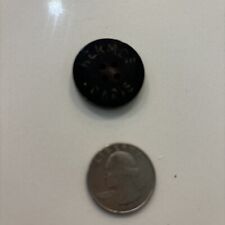 Hermes Black/Brown  Single Resin Button (Quarter Size) picture