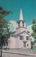 Postcard MA West Tisbury Village Massachusetts First Congregational Church E40 picture
