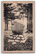 c1920 John Stewart Monument Wyandot Mission Grounds Rock Sandusky Ohio Postcard picture