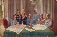 WWI Postcard Kaiser Wilhelm, Franz Joseph, Hindenburg, and Others picture