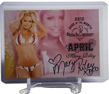 2012 Mary Riley Authentic Auto Benchwarmer April Card Of The Month SP picture