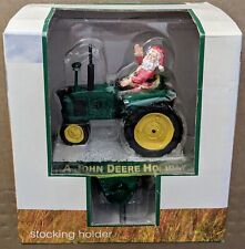 John Deere Collection Stocking Holder Cast Iron Hanger 995565B Christmas Holiday picture