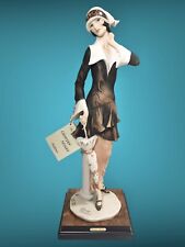 Giuseppe Armani Florence Figurine Nellie Lady with Umbrella 0196C Capodimonte picture