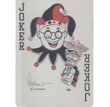 Joker Vintage Cheer Up Humorous Sexy Nurse Playing / Trading Card Funny picture